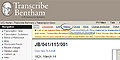 Step 2: Select ‘History’ from the horizontal menu bar of your transcript